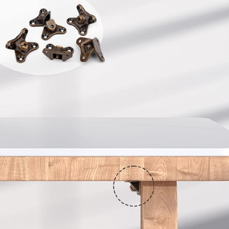 20 Peças Suporte de Canto de Borboleta Ângulos Retos para Móveis de Madeira Armário