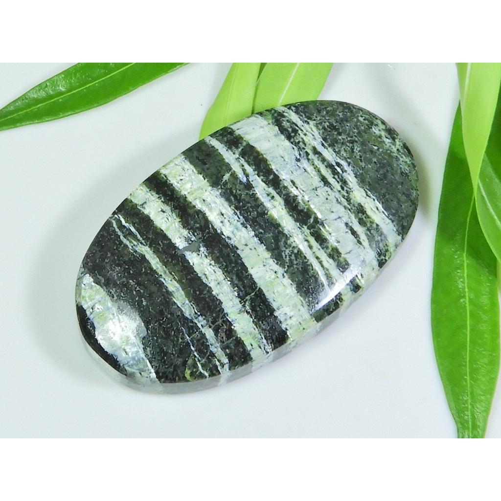 62Cts. Natural Green Swiss Opal Oval Cabochon Loose Gemstone 23X42X06 MM SK-708