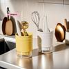 1 Pezzo Portaposate Multifunzione in Plastica Portacucchiaio Forchetta Bacchette Scolapiatti Organizer da Cucina per Coltello Cucchiaio Forchetta