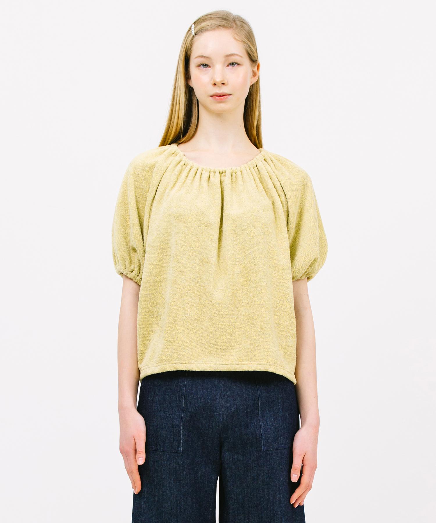 Jun By Jun K Boucle String Top_Mustard F