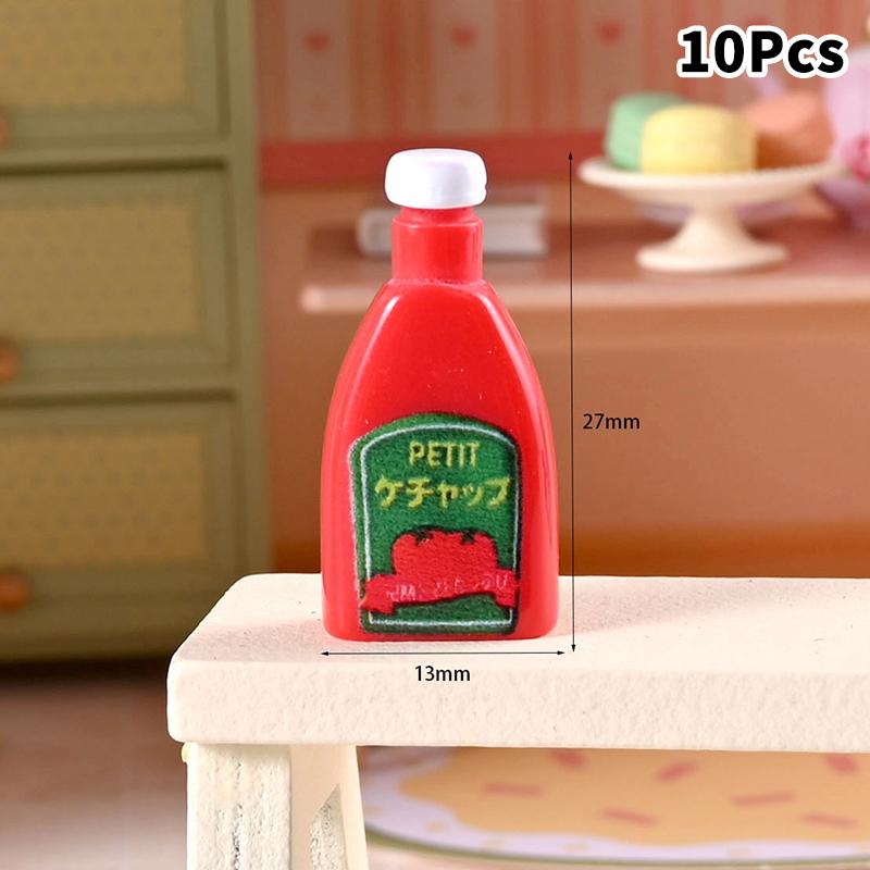 

10 шт. 1:12 кукольных домиков Миниатюрный симулятор еды Игрушка Банка варенья Мебель Модель дома Декор Игрушка Кукольный дом Аксессуары