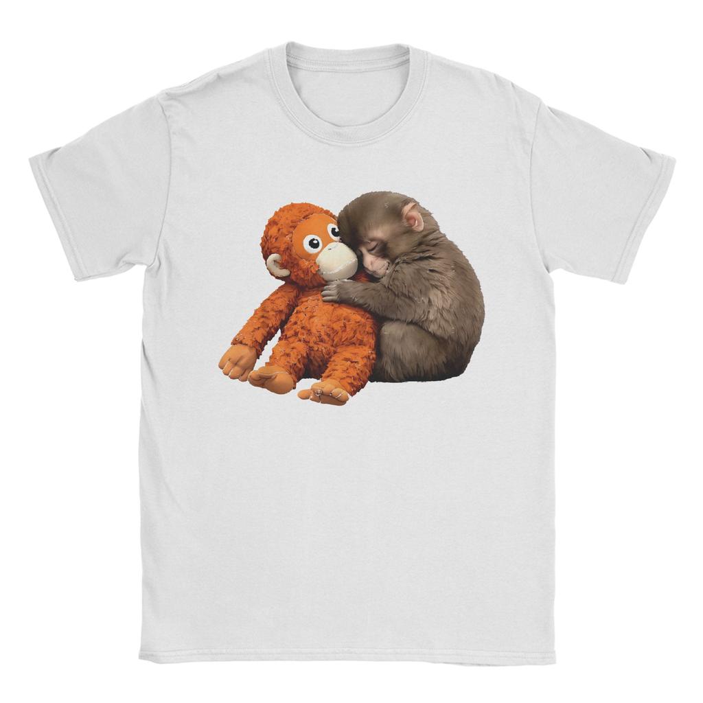 Men Punch Monkey Funny Animal T Shirt 100 Cotton Clothes Leisure Short Sleeve Crewneck Tee Shirt Gift Idea TShirts