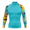 Wetsuit men's and women's split snorkeling swimsuit men's comfortable breathable long-sleeved sun protection quick-drying surf suit jellyfish suit