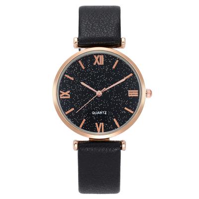 Star Fashion Roman Pattern Women's Watch Women's Watch Strap Quartz Watch Women's Model