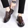 High Quality Cowhide Casual Shoes Handmade Loafers Men Footwear New British Style Dress Shoes Classic Leather Fashion Flats