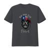 1964 Texas Old Man Club Vintage T Shirt Cotton Crew Neck  with Patriotic Bandana Print Vintage Washed Designer Clothes
