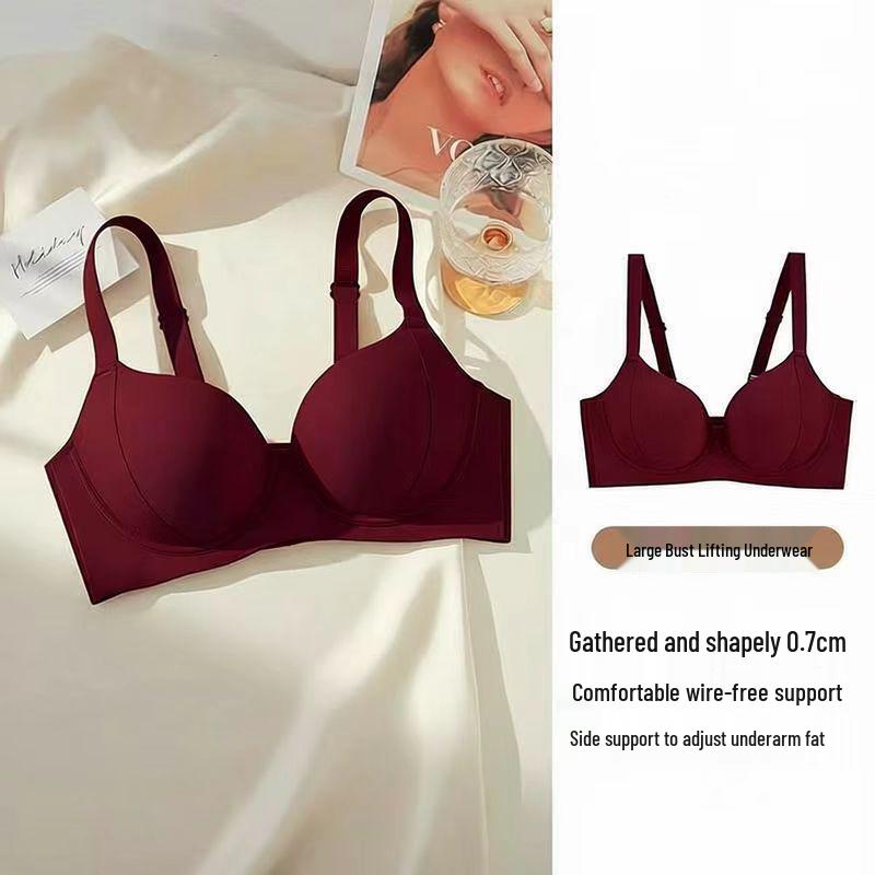 Seamless Uplift Minimizing Bra: Anti-Sagging, Side Support, for Large Busts