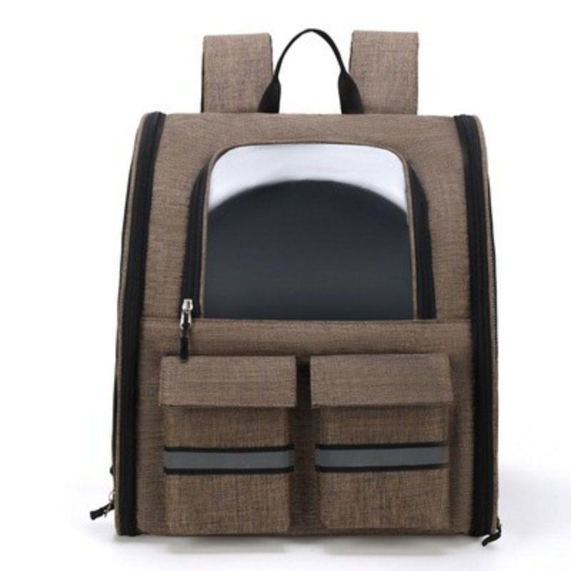 Pet Bag Cat Dog Trolley Suitcase Medium and Small Dog Large Capacity Foldable Out Portable Fat Cat Shoulders хаки