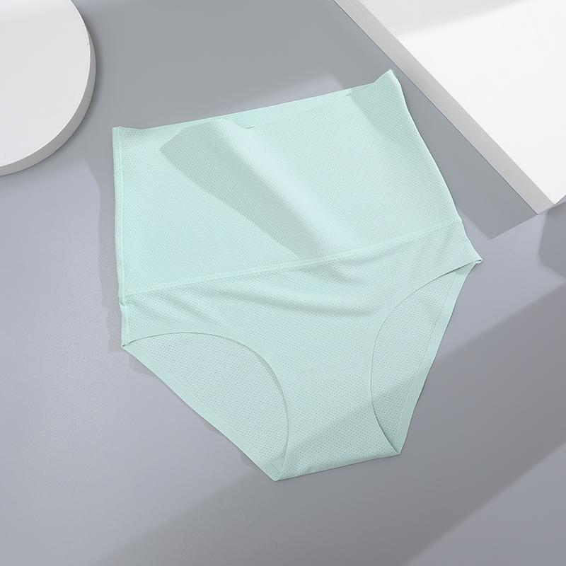 FINETOO Braguitas moldeadoras de cintura alta sin costuras, antibacterianas, ropa interior para mujer, bragas con entrepierna suave para ropa interior femenina, lencería moldeadora