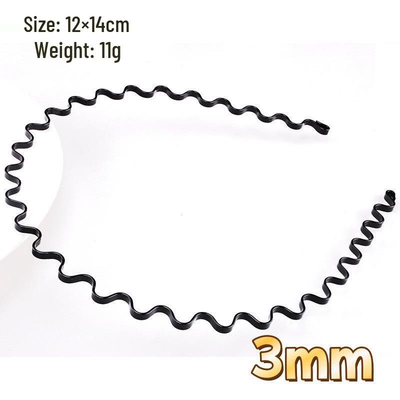 Men's and Women's Versatile Steel Wire Headband: Trendy, Invisible, and Perfect for Sports, Slicked Back Hair, or Organizing Stray Hair.