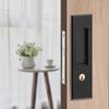 Door Lever Square Sliding Door Handle Closet Locking Door Lever for Bedroom top sale