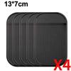 1-4PCS Car Dashboard  Sticky Pad Anti-Slip Pad Car Phone Keys Ornaments Storage Pad Car Interior Storage Non-Slip Silicone Pads