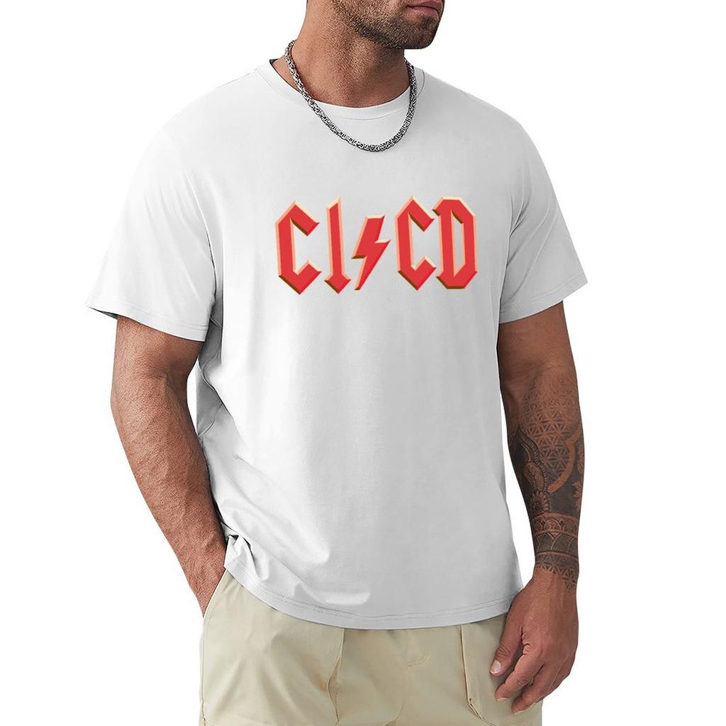 Continuous Integration Continuous Deployunisext Tshirt Big Size Loose Fit Tee Shirt
