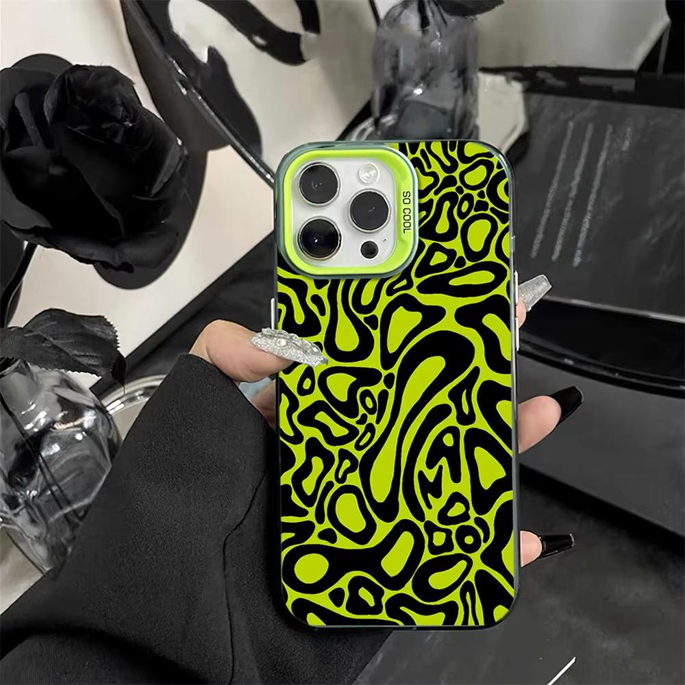 Luxury Advanced Irregular Pattern Phone Case For IPhone 17 17E Air 16E 16 15 Plus 14 13 12 11 Pro Max Anti Fall Protective Cover