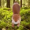 OUNONA Squirrel Figurine PVC Micro Landscape Miniature Garden Tabletop Indoor and Outdoor Cute Animal Figures 8-Piece Set, Decorations, Decor, Use,