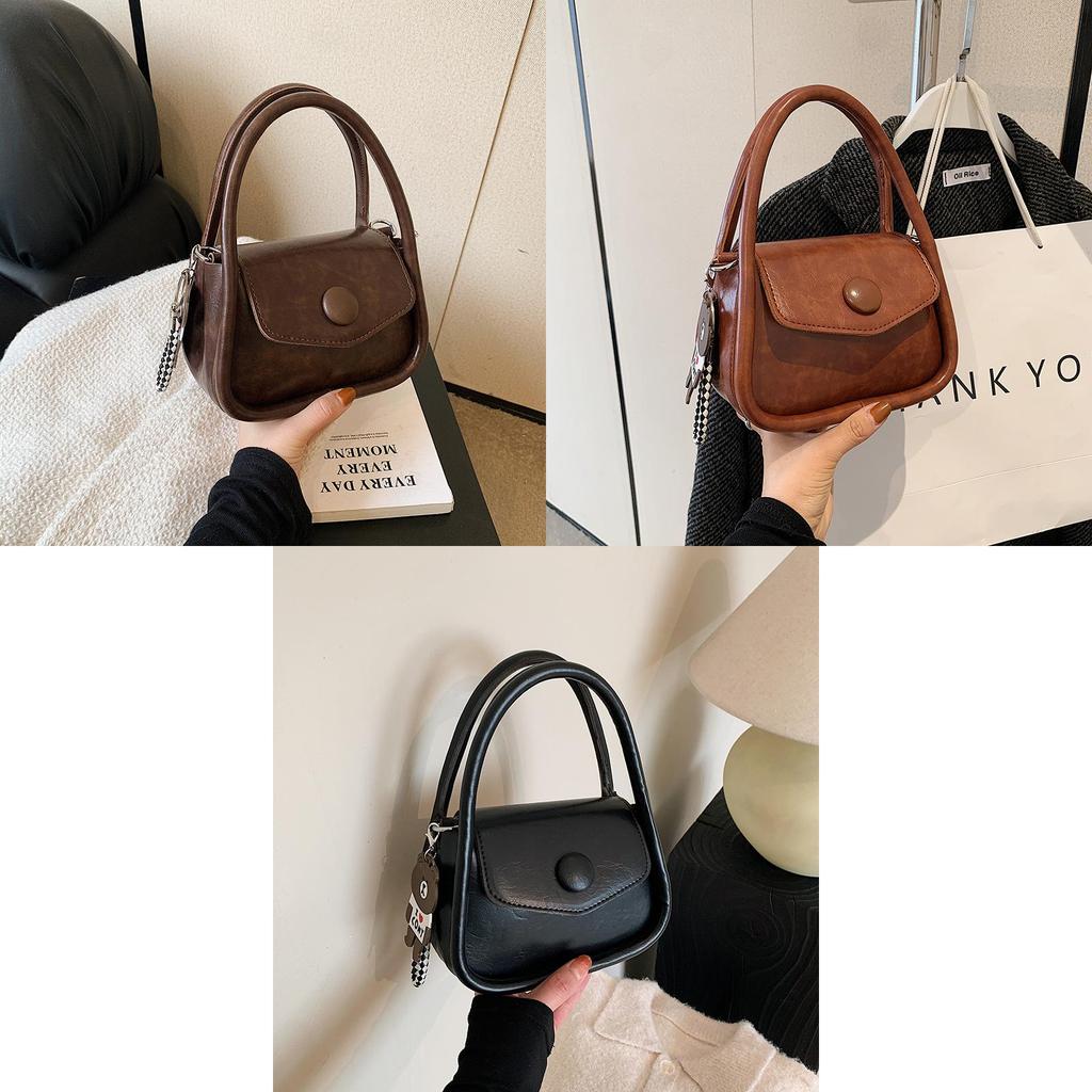 Vintage Style Tote Bag Female 2023 New Seasonal Small Shoulder Bag For Commuting