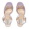 Gucci Horsebit Leather One Strap Sandals Women's Purple 771603 C9D00 5236