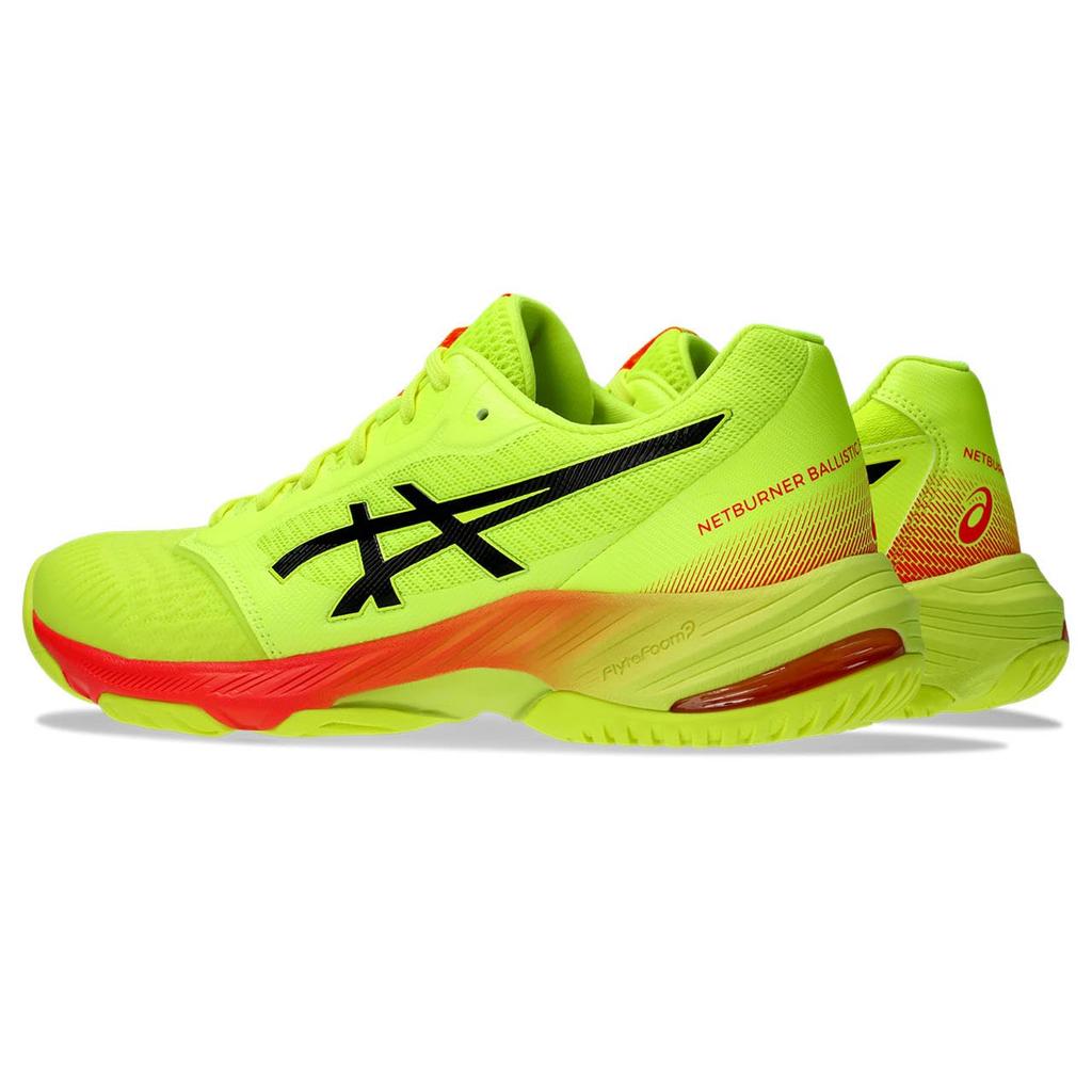 ASICS Netburner Ballistic FF 3 Paris Volleyball Shoes Size (1051A087), Unisex, Safety, Yellow/Black, 25.5