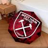 West Ham United pattern, automatic folding umbrella, portable and foldable design, 8 ribs, a Christmas or birthday gift.