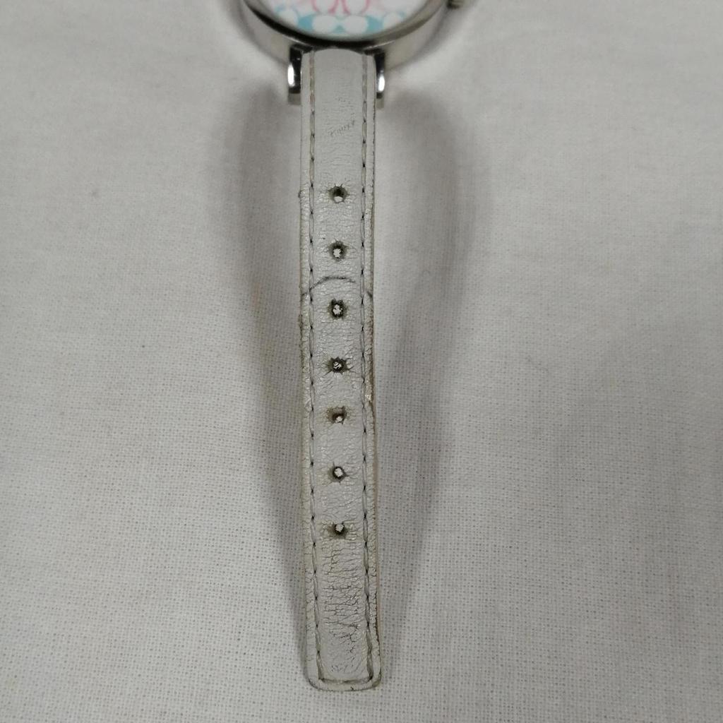 Used COACH 0278 Greatly used quartz wristwatch