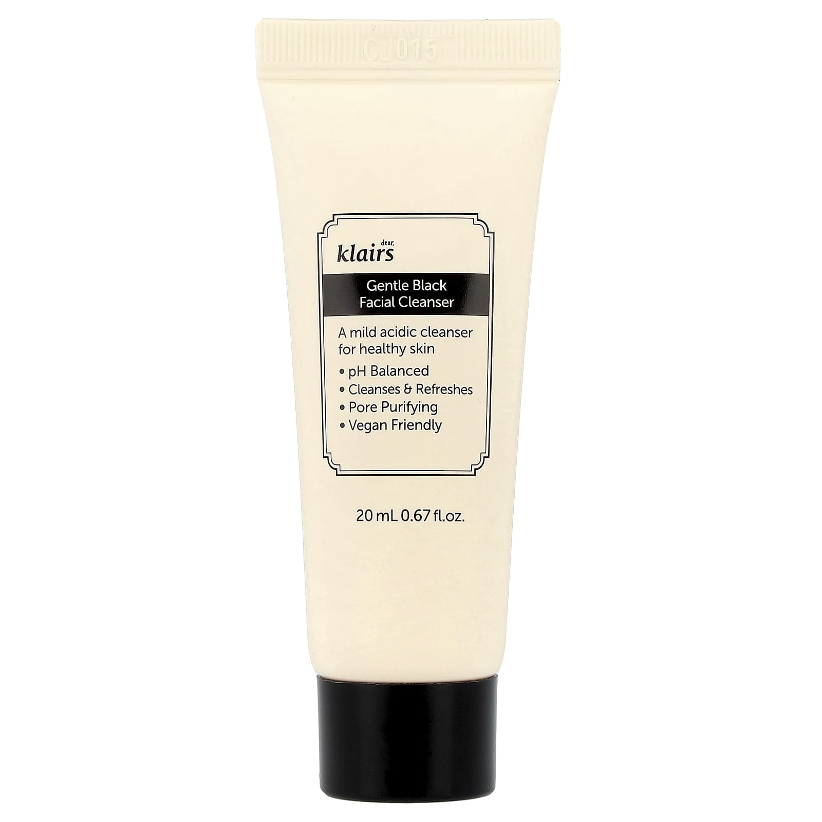 

Klairs, Мягкое очищающее средство для лица Gentle Black, 20 мл(0,67 жидких унций)