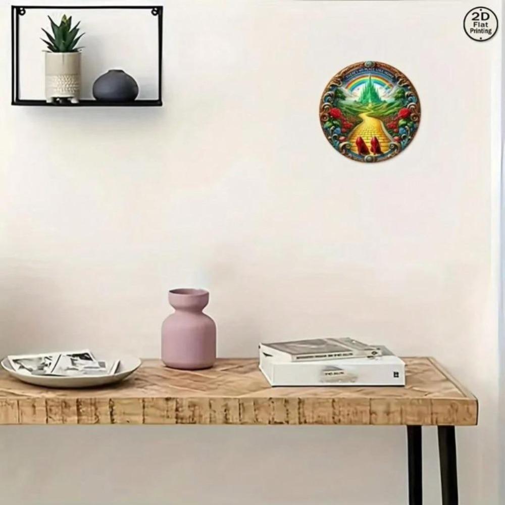 Rainbow Kingdom Metal Wall Art Home Decor New Year Gift