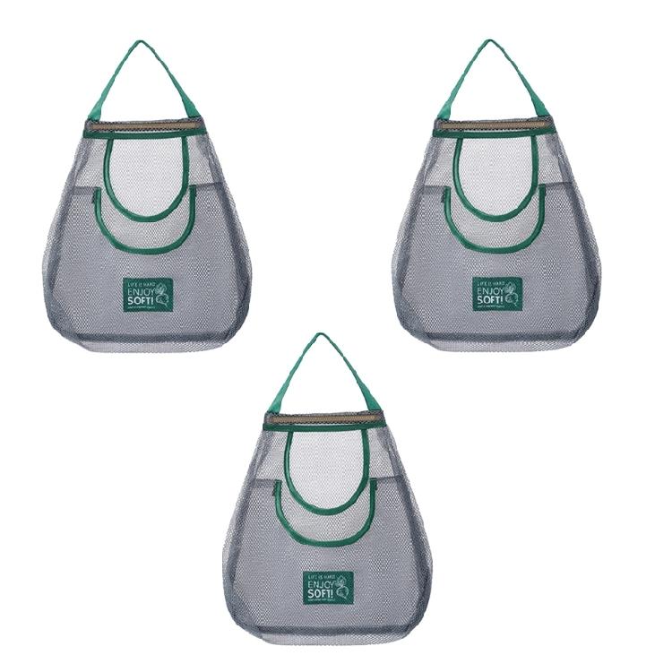 Mehrzweck-Hänge-Netzbeutel zur Aufbewahrung von Obst, platzsparende Designs für Zuhause, Küche, Camping