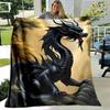 Chinese Style Dreamy Dragon Cartoon vintage Blanket living room bedroom home decor children's room baby blankets birthday gift