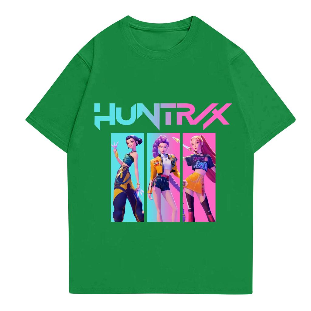Kid's Anime Printed Short Sleeved T-shirt