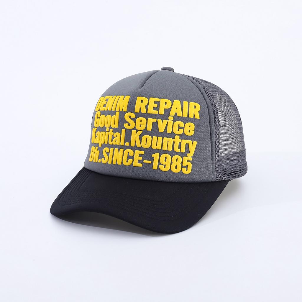 American Letter Print Truck Hat Summer Embroidery Sunshade Baseball Cap Street Trend Mesh Cap Cap