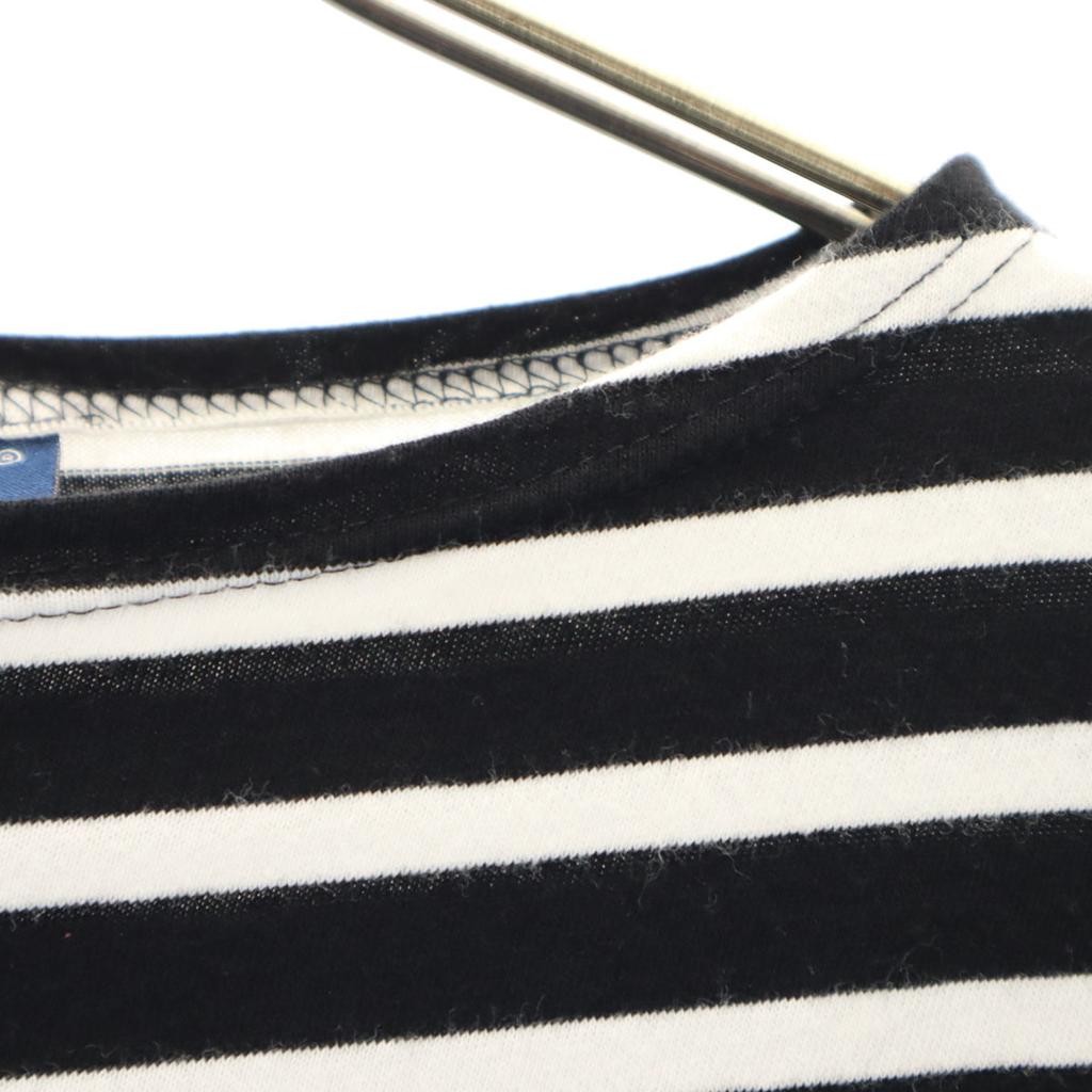 SAINT JAMES Made in France Border Pattern Short sleeve Boat neck T-shirt Women Used