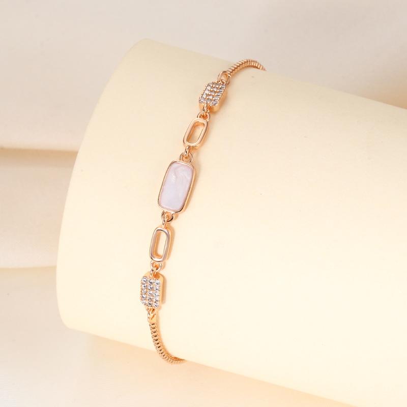 Xiaohongshu zircon bracelet ins bracelet less sweet and cool wind hand jewelry