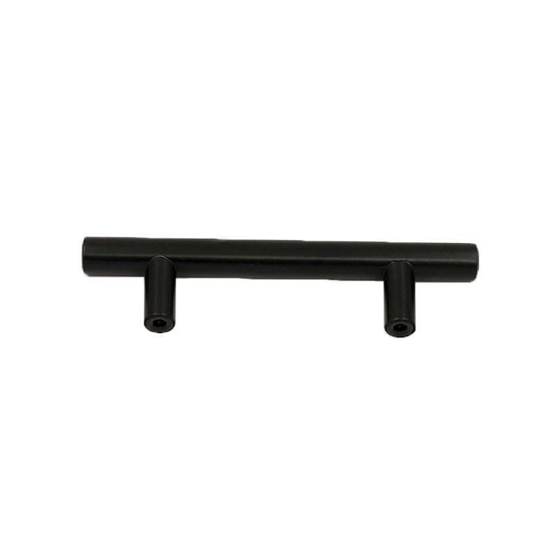 Elegant Black Cabinet Drawer Pull Stainless Steel T Bar For Modern Kitchen Hardware