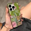 Colorful Abstract Tiger Leopard Snake Tropical Jungle For IPhone 17 16 15 11 12 13 14 Pro Max Plus Pro Translucent Back Phone