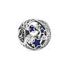 Shining Night Sky 925 Silver Cubic Zirconia Pendant Women Pendant Blue 791992CZ