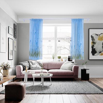 Daffodil Flower Tulle Curtain Handle Tulle Coveted 1 Fabric