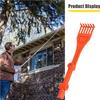 Gutter Cleaner Rake Long Reach Portable Cleaning Brush Gutter Cleaner Brush Roof Leaves Rake For Roof Ground Drain Garden Yard