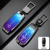 SFX1  Car Alloy Key Case Key Bag Shell For Mercedes Benz 2022 C S Class W206 W223 S350 C260 C300 S400 S450 S500 Key Shell Protector