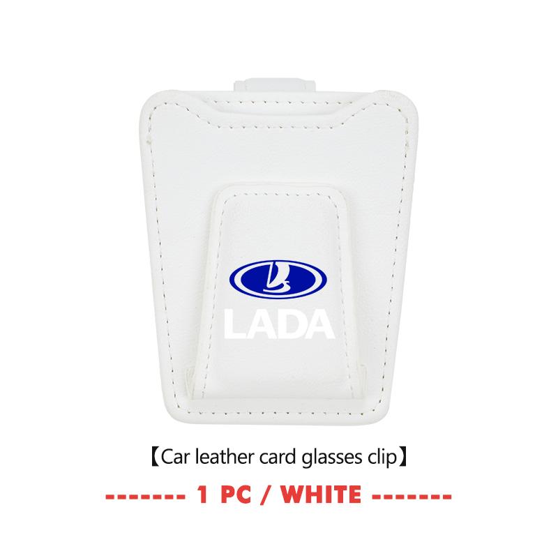 For Lada Car Glasses Clip Sunroof Plate Eyeglasses Clamp Storage Hanger Niva Vesta 4X4 Samara Kalina Largus Priora Granta