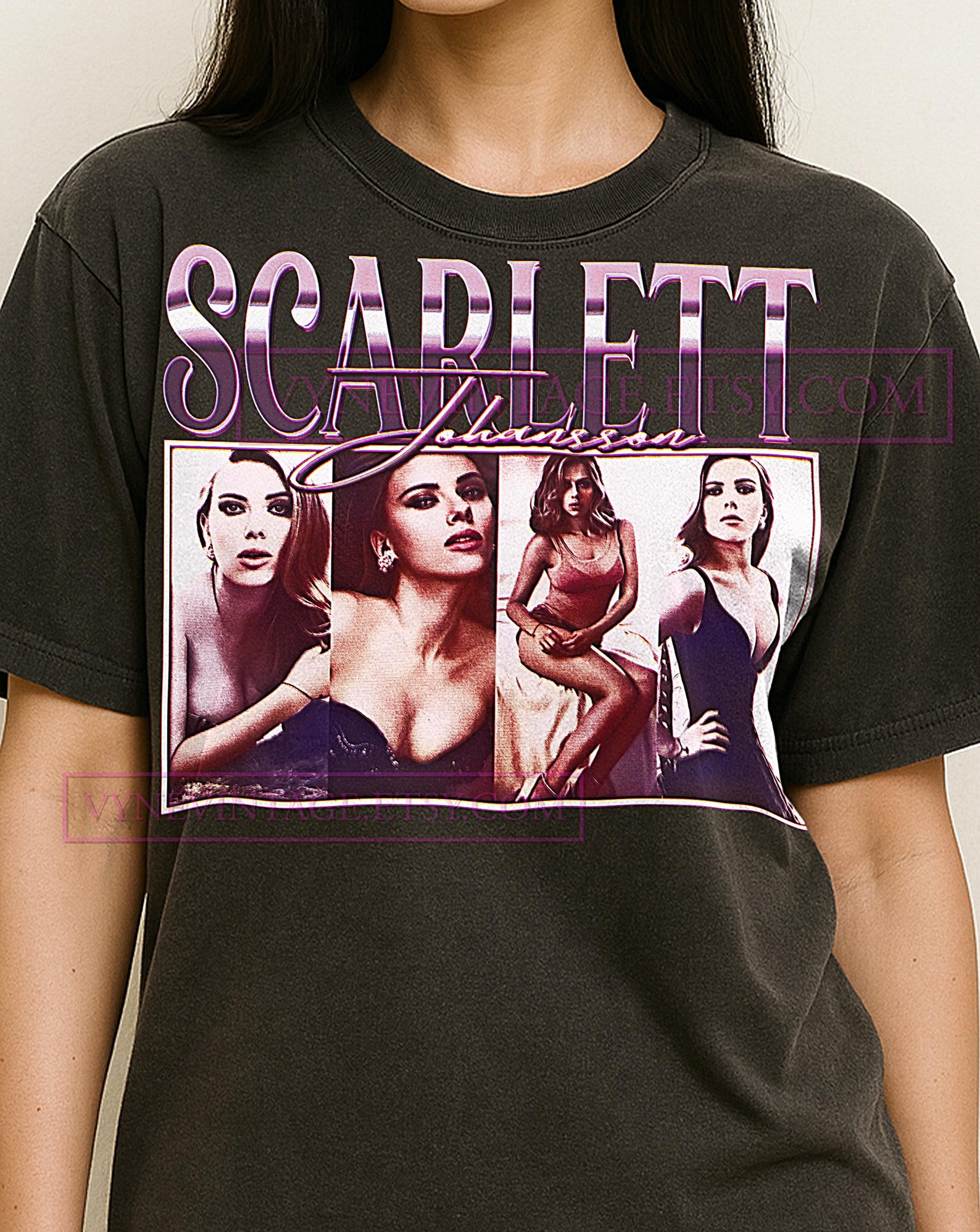 SCARLETT JOHANSSON T-Shirt, Vintage Actress Star Superhero Performer Tee, 90s Retro Throwback, Scarlett Johansson Sweater 2XL
