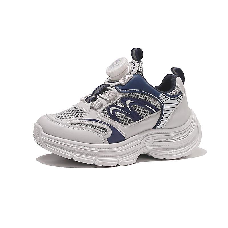 

Spring 2026 Unisex Kids Casual Running Shoes with Rotary Buckle 17CM (Size 26) синій