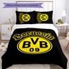 BvB 09 3pcs Bedding Set Duvet Cover Closure Includes 1 Duvet Cover & 2 Pillowcases for All Seasons Bedroom Home Dorm Decor