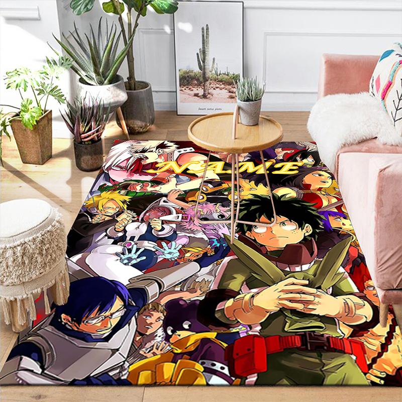 Custom 1Pc Adventure Anime World Rug Office Carpet Indoor Outdoor Entrance Doormat Nonslip Soft And Comfortable Living Room D2915115