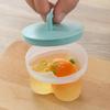 4pcs/set PP Kitchen Egg Steamer Creative Heart Shaped Circular Flower Shaped Star Shaped Steamed and Boiled Egg Mold