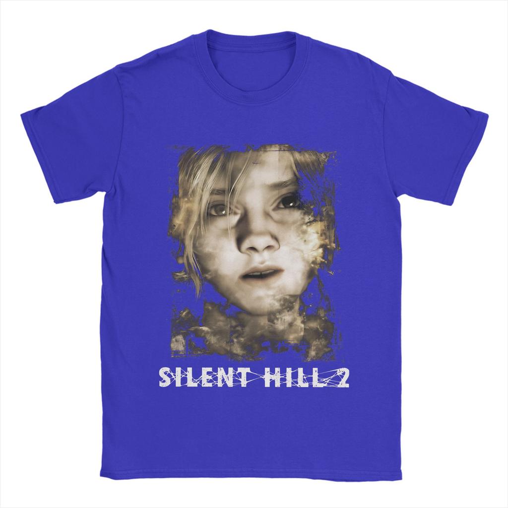 Chalk Scribbles In Silent Hill  Remake  Men T Shirts  Novelty Tees Short Sleeve O Neck T-Shirt Cotton Gift Idea Clothes