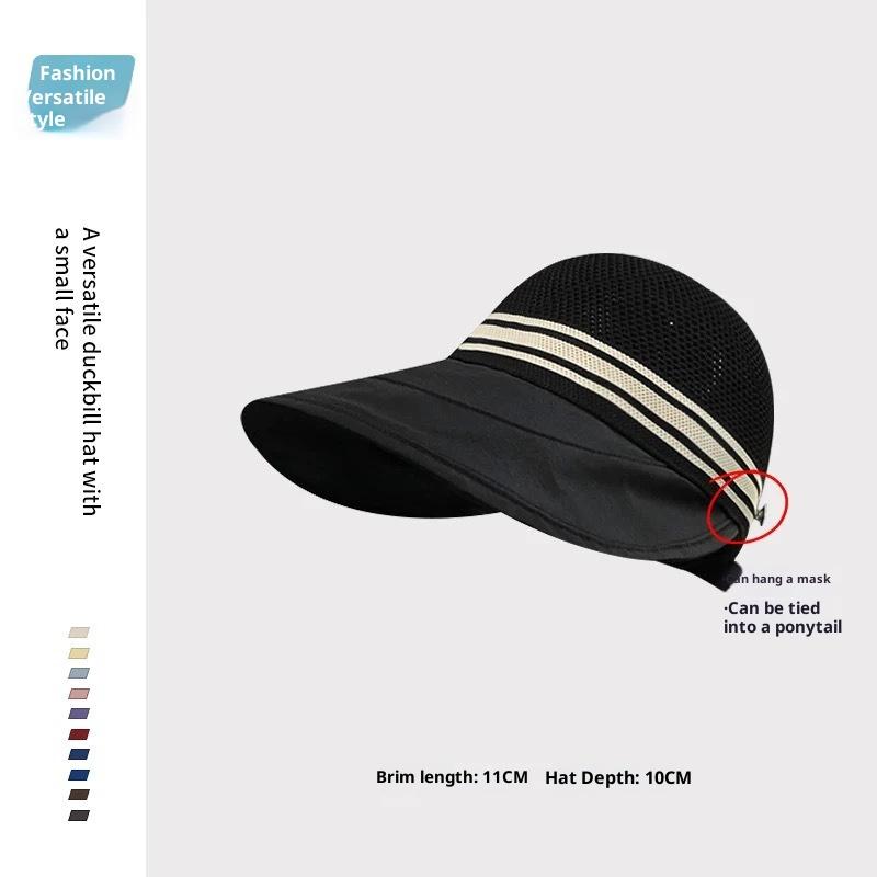 2026 Summer Breathable Fisherman Hat For Women Outdoor Sunshade And Sun Protection Fashionable Duckbill Cap