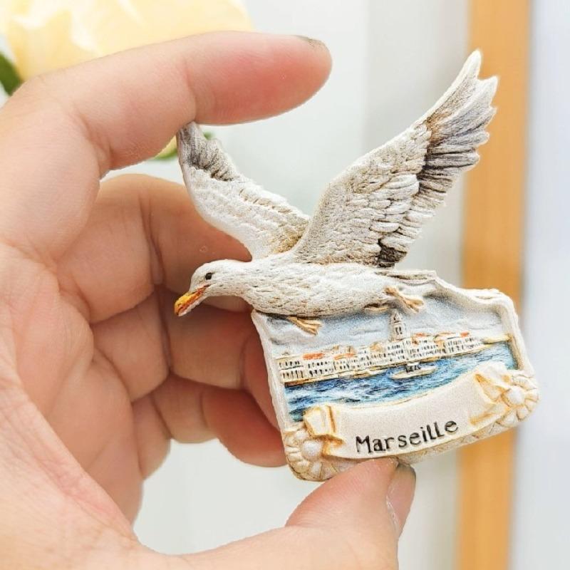 France Travel Souvenirs Alsace Fridge Magnets Paris Provence Marseille Nice Fridge Stickers Home Decoration Wedding Gifts