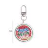 Viva La Vida Acrylic Watermelon Pendant Simulation Shining Watermelon Keychain   Bag