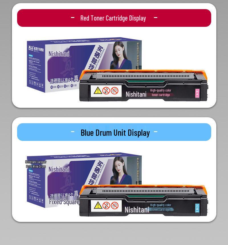 Ricoh Aficio MC250FWB/PC300W Compatible Color Toner Cartridge for Laser Printer