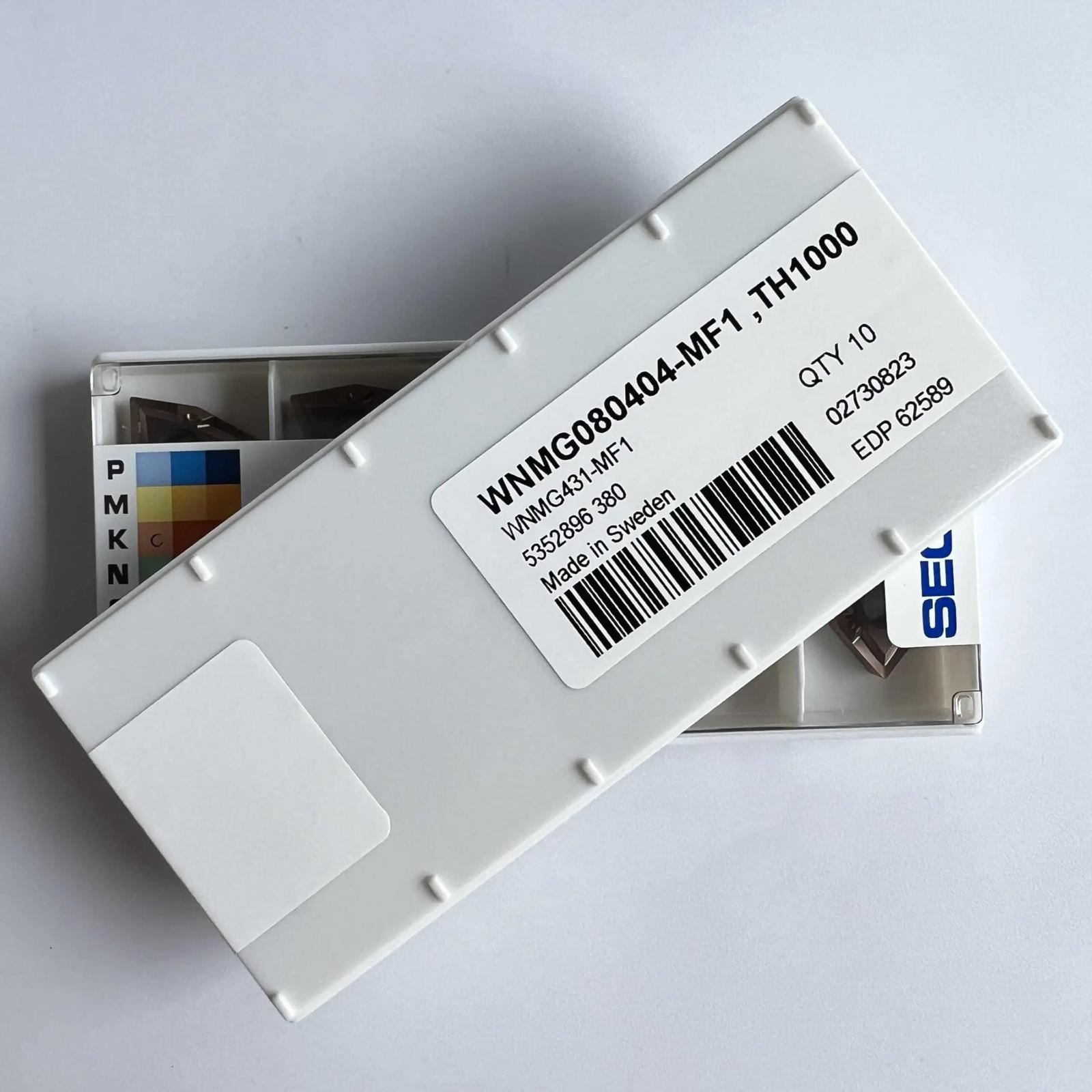 

SECO / WNMG080404 -MF1,TH1000 /Оригінальна справжня твердосплавна пластина для ЧПУ 10 шт.